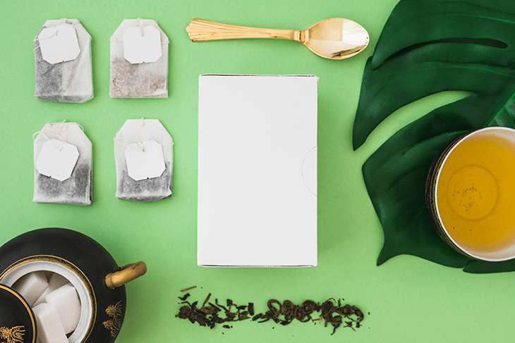 DIY green tea skincare