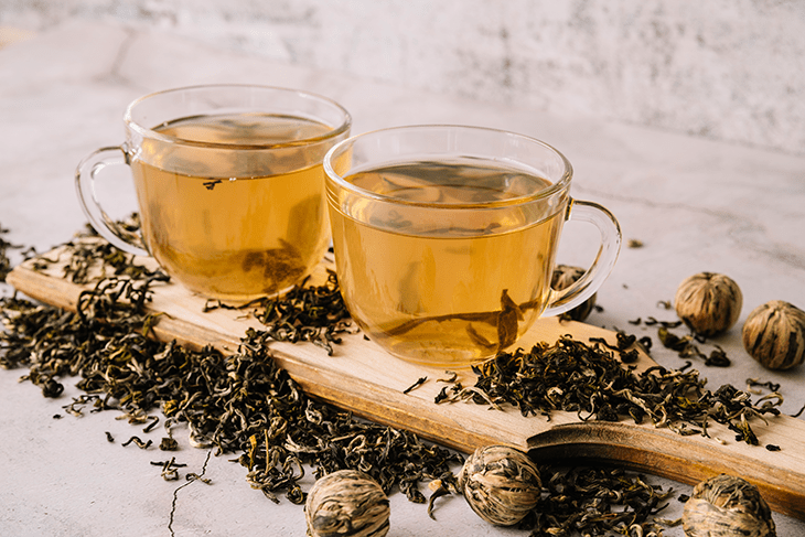 Dried herbal tea