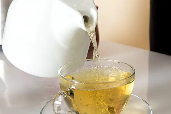 cup of white tea