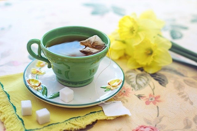 sweet green morning tea