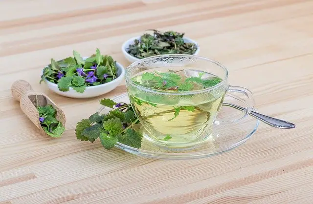 tea with herbs