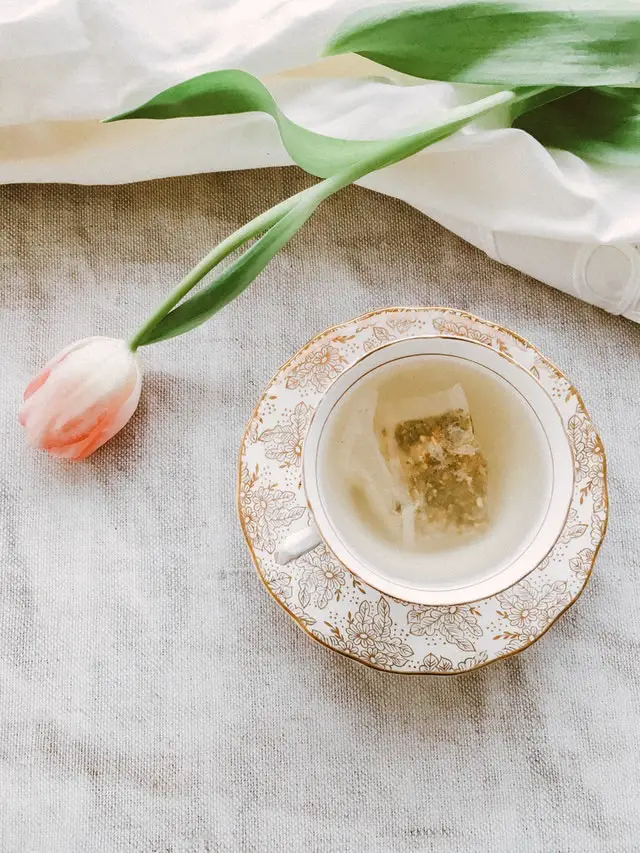 Cup and Saucer with teabag