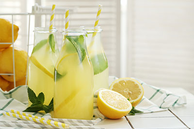 homemade lemonade