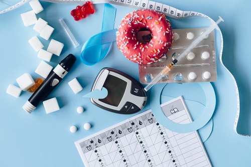 Blood sugar meter and medication